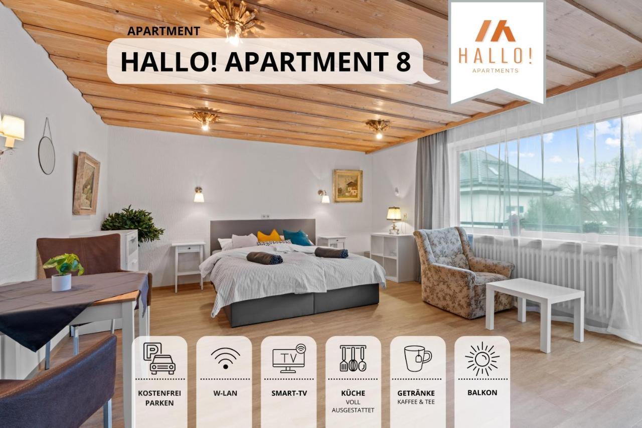 Sehr Gemuetliche Ferienwohnung In Bester Lage Mit Grossem Sonnenbalkon L Innenstadtnaehe L 1 Minute Zum Bahnhof L Kueche L Tv L Free-Wlan L Willkommen Im Hallo!-Apartment 8 Bad Wörishofen Dış mekan fotoğraf